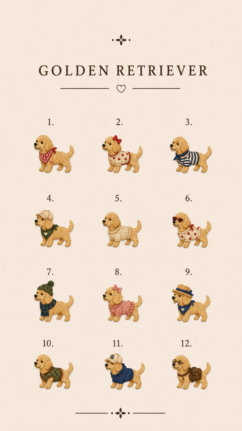 Casquette Brodée Personnalisée – golden retriever