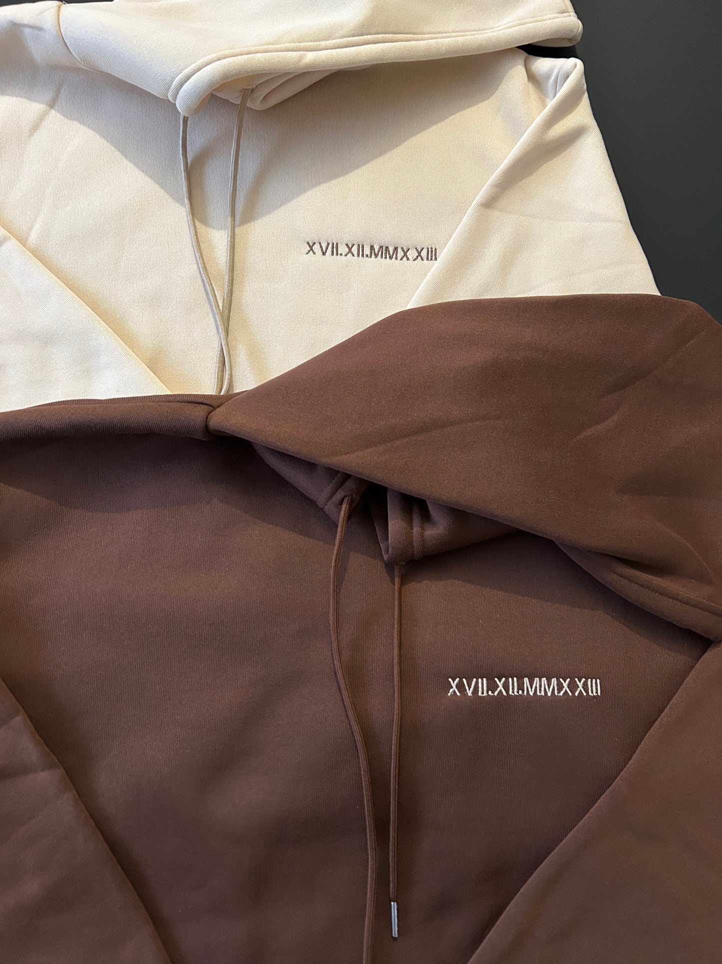 Sweat-shirt couple / date chiffre romain