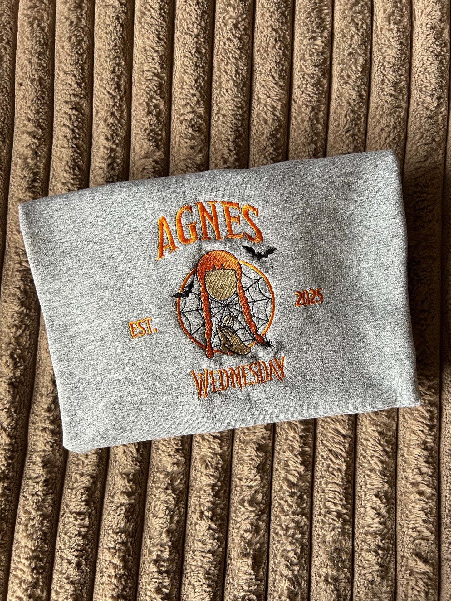 Sweat-shirt molletonné oversize – Agnès (inspiré de la série Mercredi)