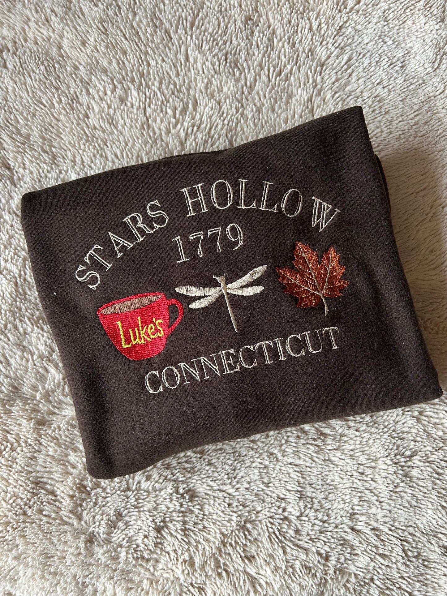 Sweat-shirt molletonné oversize – Stars Hollow Automne