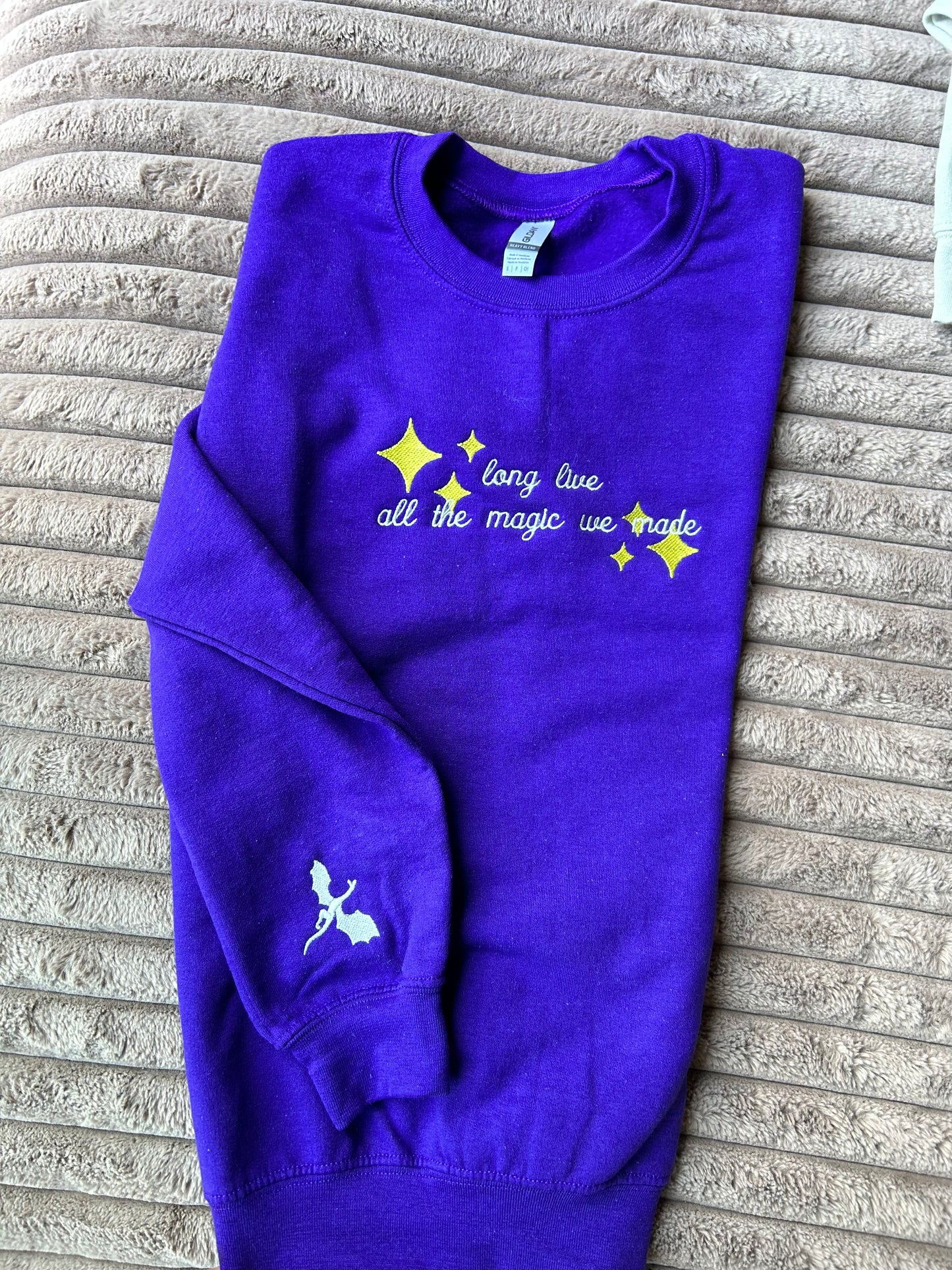 Sweat-shirt brodés long live / Taylor Swift