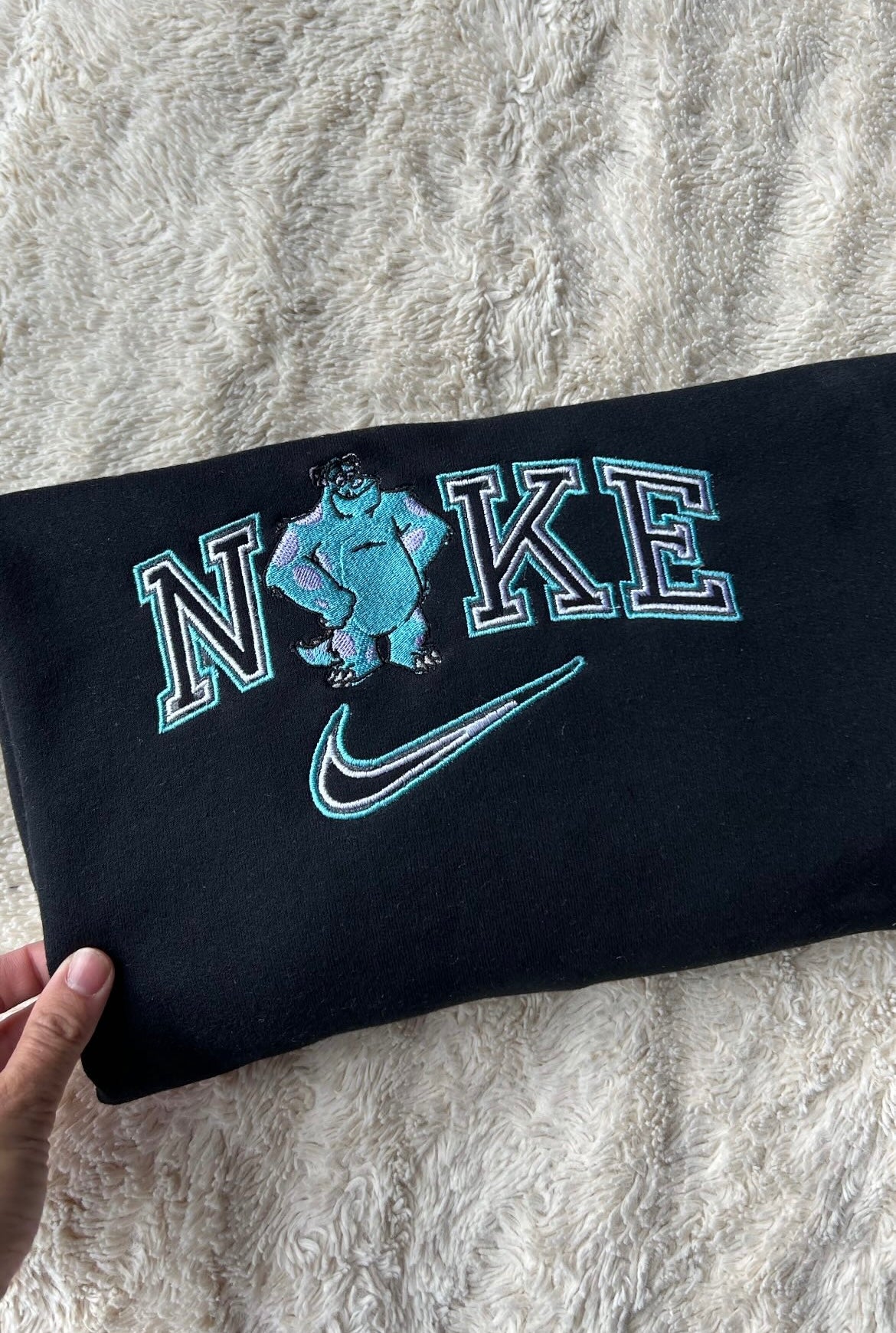 Sweat-shirt molletonné oversize unisexe – Sulli (Monstres & Cie)