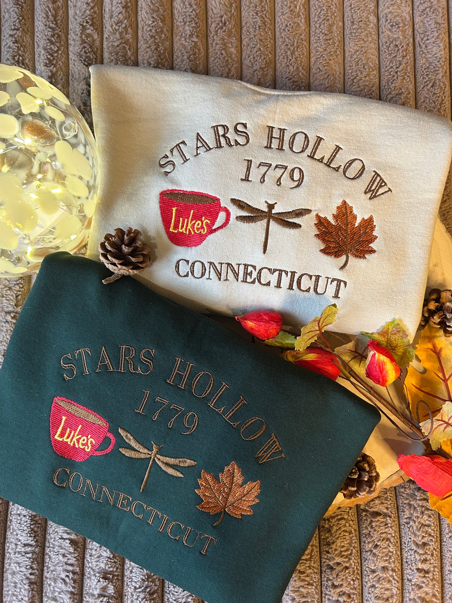 Sweat-shirt molletonné oversize – Stars Hollow Automne