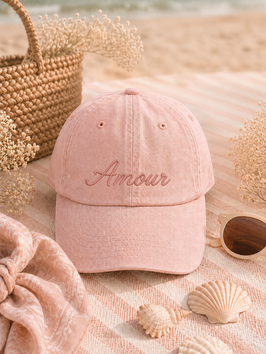 Casquette personnalisée brodée – Mot, prénom au choix (adulte)