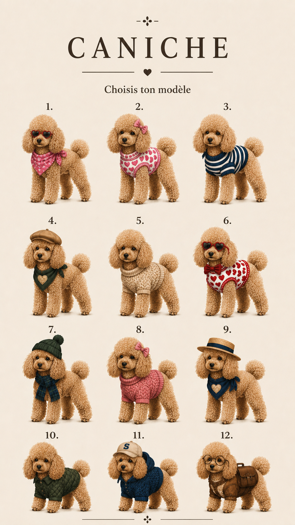 Casquette Brodée Personnalisée – caniche