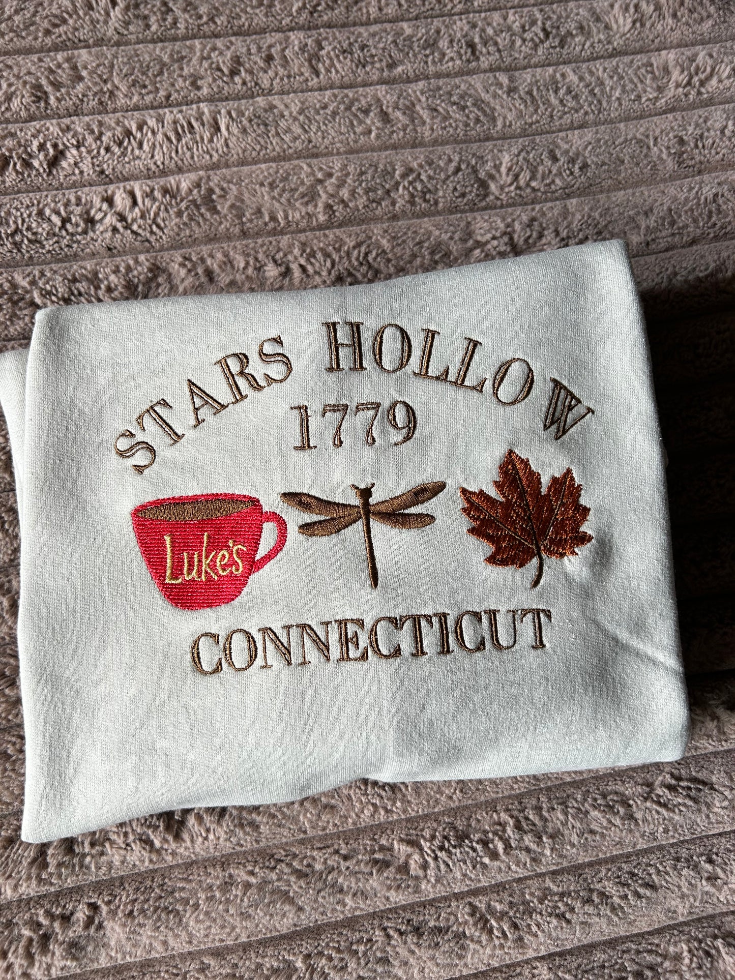 Sweat-shirt molletonné oversize – Stars Hollow Automne