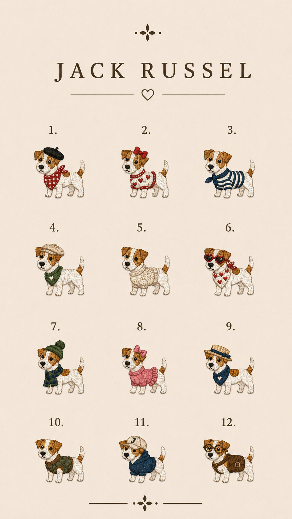Casquette Brodée Personnalisée – jack russel