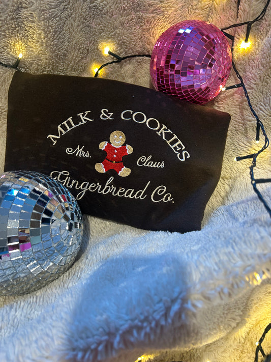 Sweat-shirt molletonné oversize – Milk & Cookies & Pain d’Épice