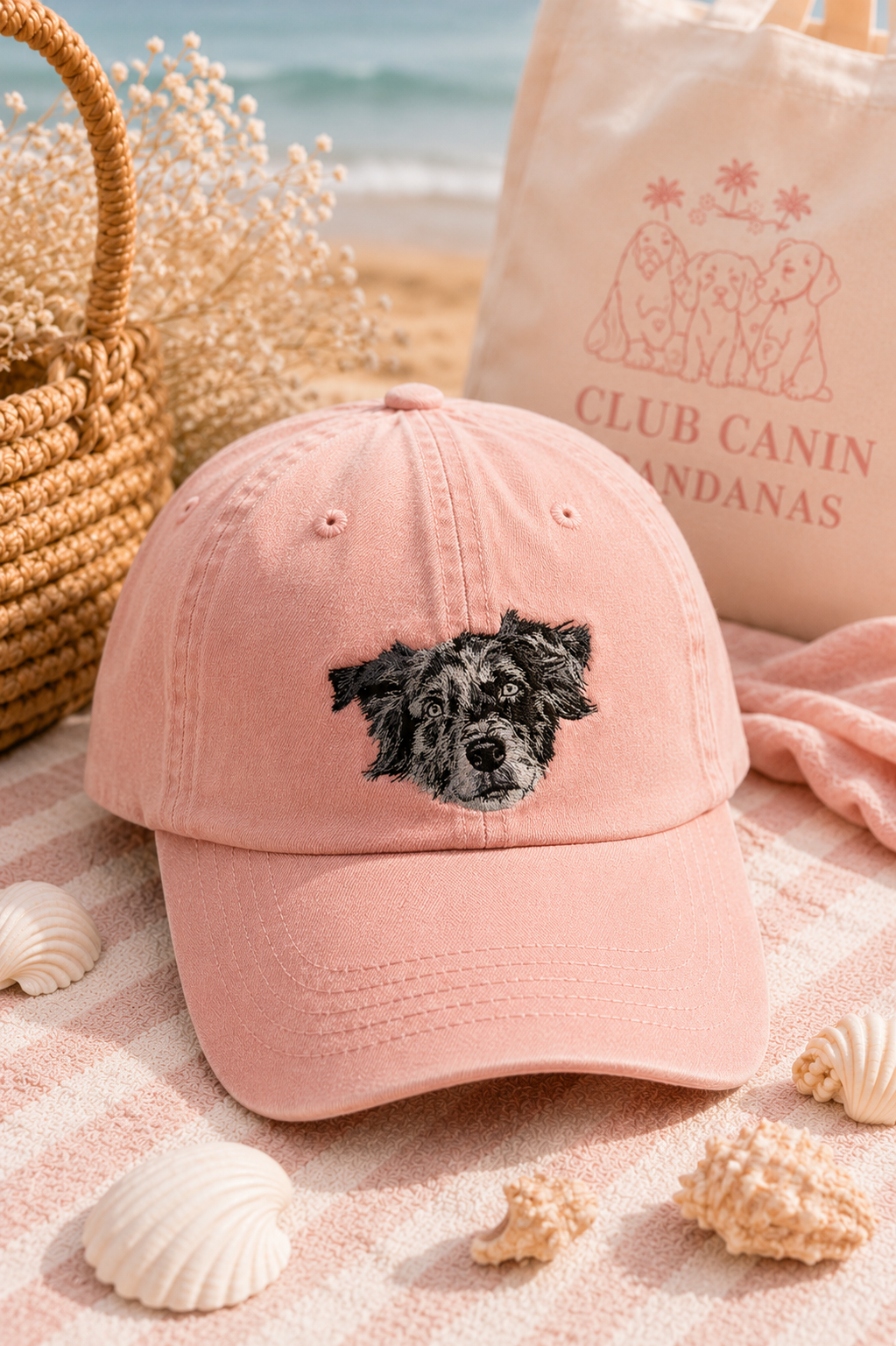 Casquette Personnalisée Chien – Broderie Unique à partir de votre Photo