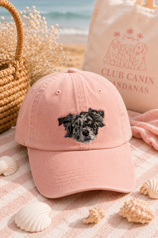 Casquette Personnalisée Chien – Broderie Unique à partir de votre Photo