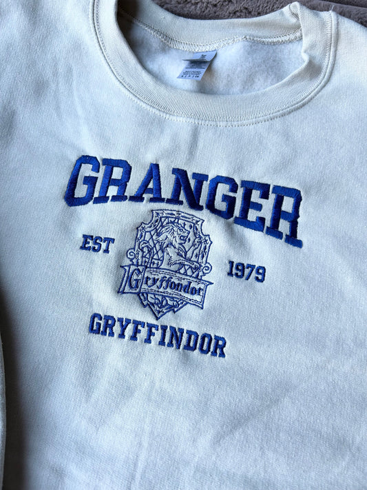 Sweat-shirt brodés granger / Harry Potter