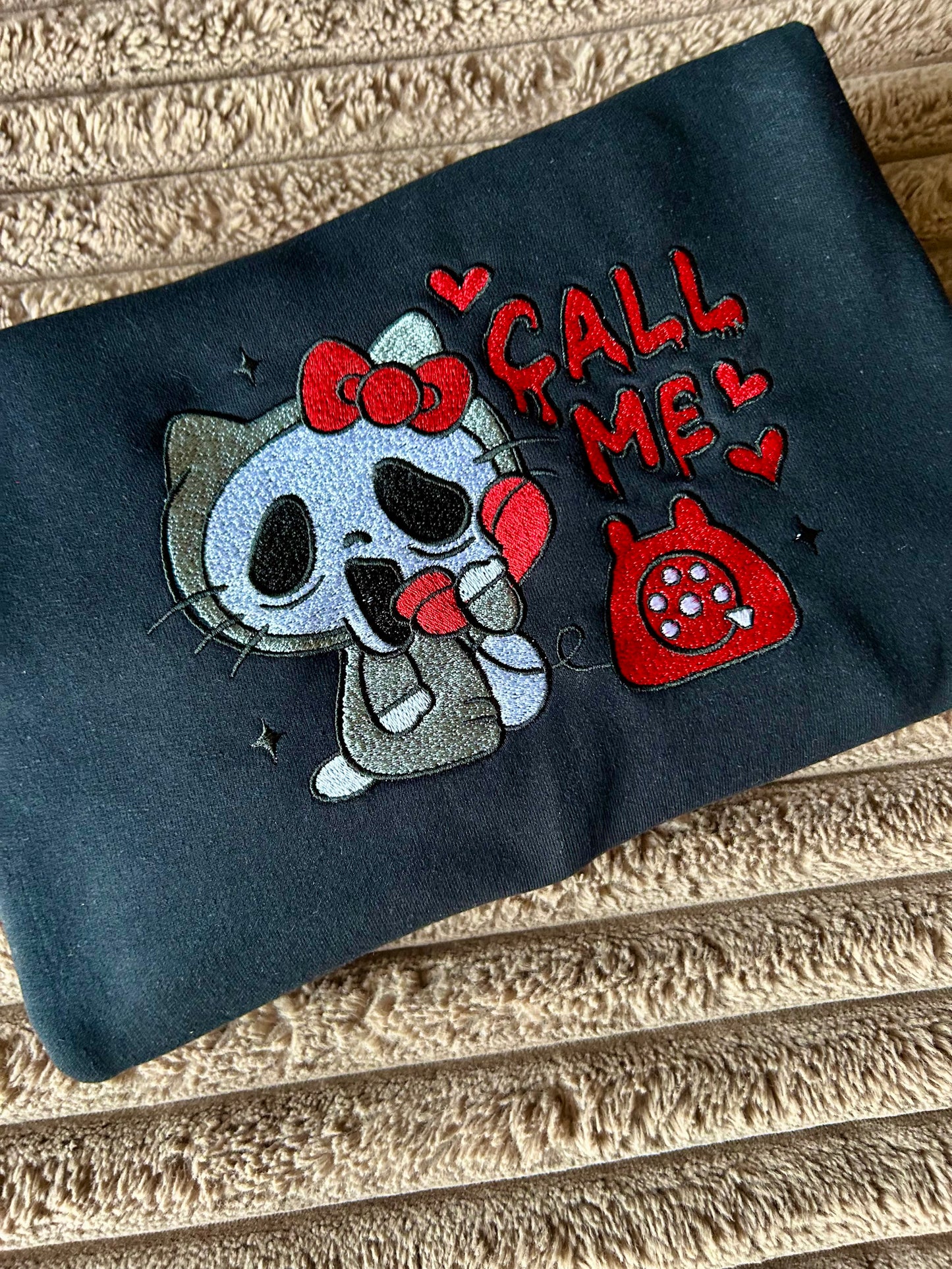 Sweat-shirt molletonné oversize – Hello Kitty version Scream