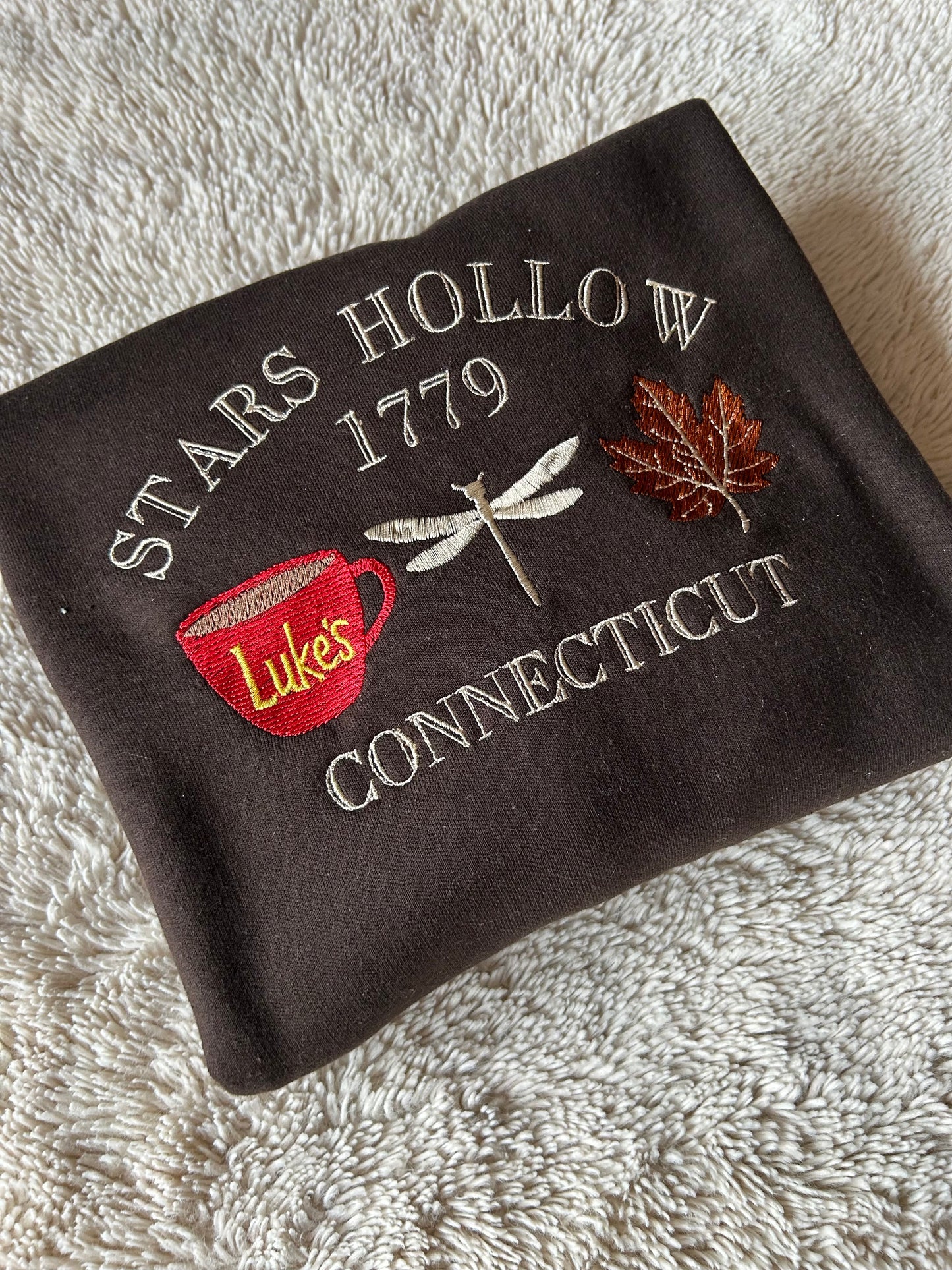 Sweat-shirt molletonné oversize – Stars Hollow Automne