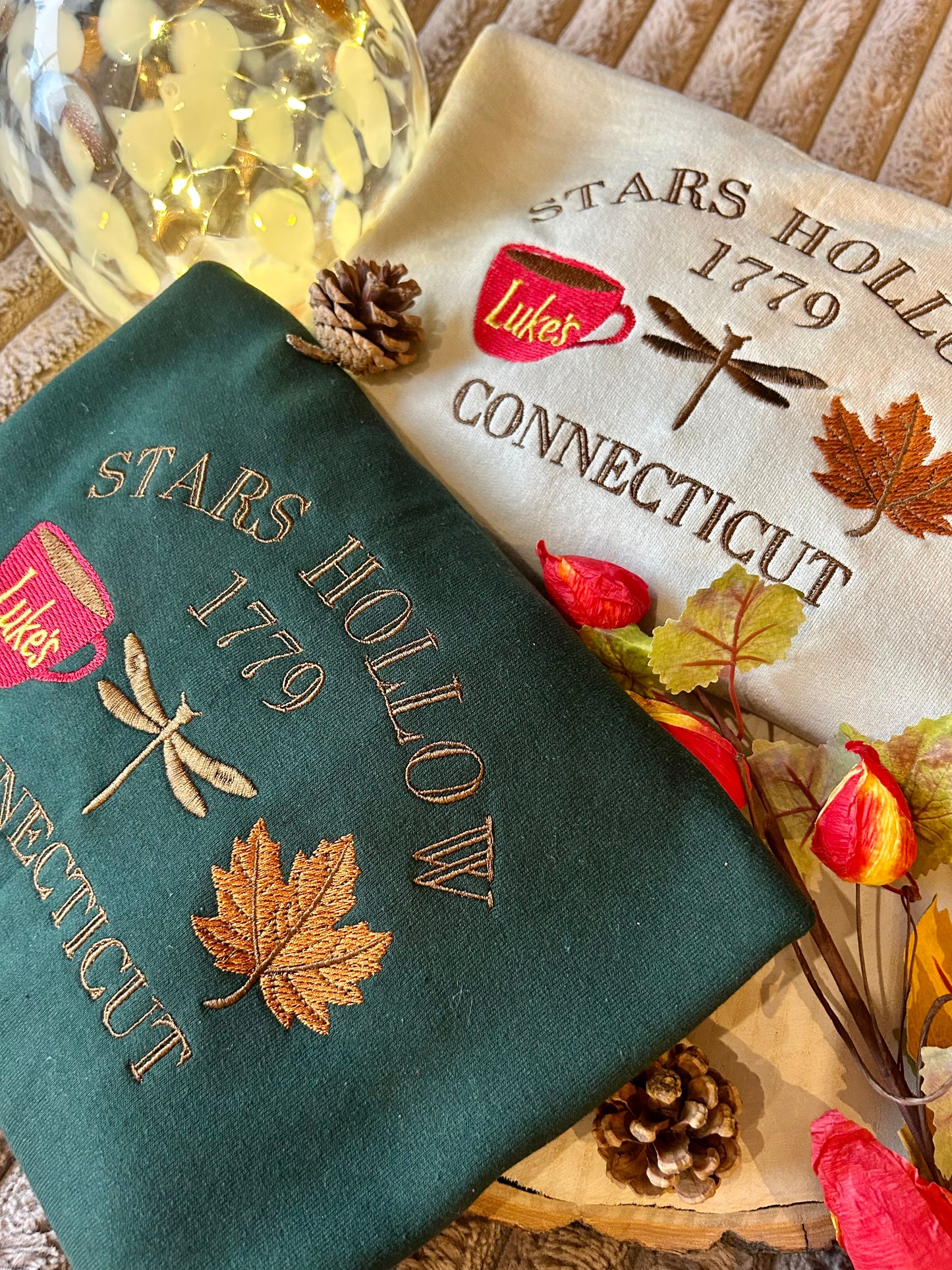 Sweat-shirt molletonné oversize – Stars Hollow Automne