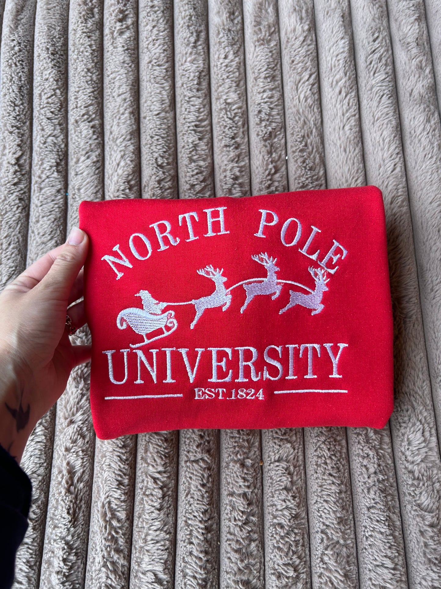 Sweat-shirt brodés noël