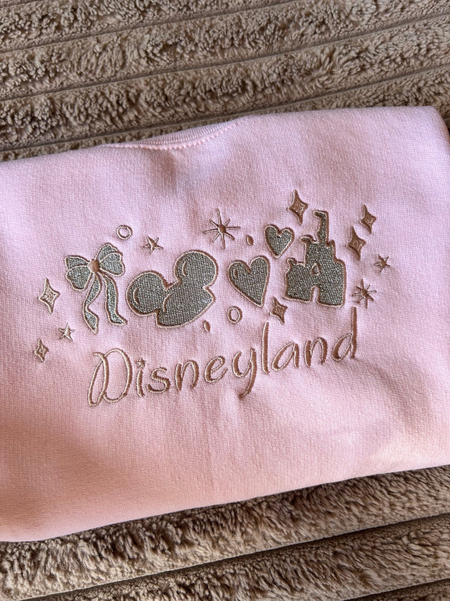 Sweat-shirt molletonné oversize – Disneyland Motif Girly