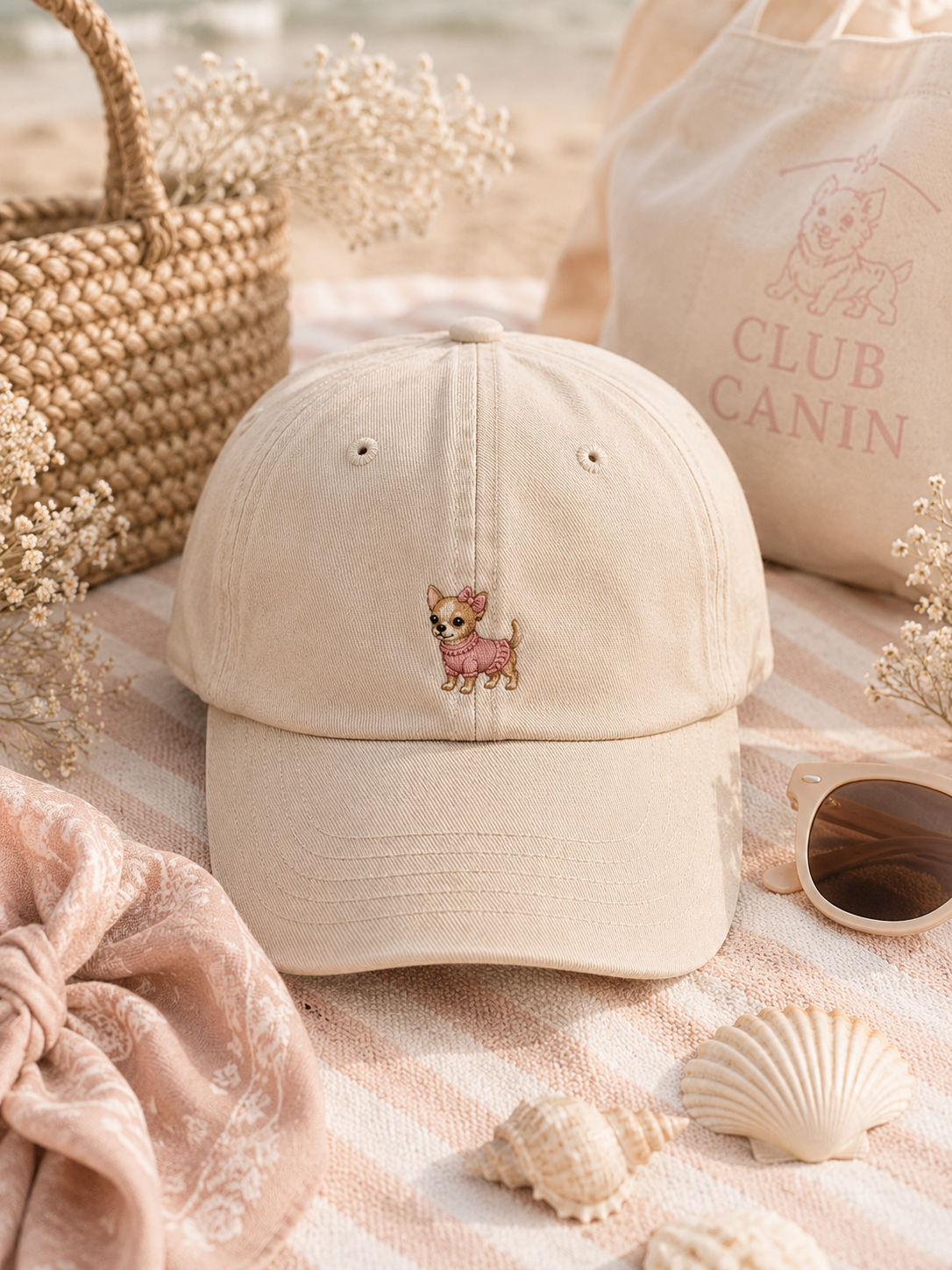 Casquette Brodée Personnalisée – chihuahuas
