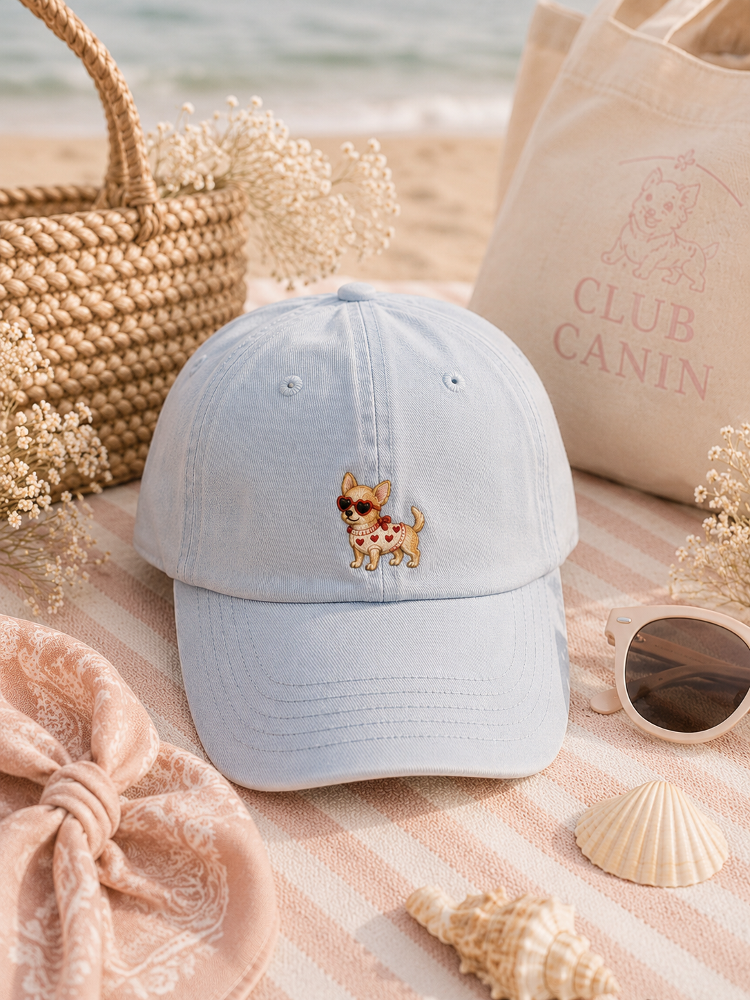 Casquette Brodée Personnalisée – chihuahuas