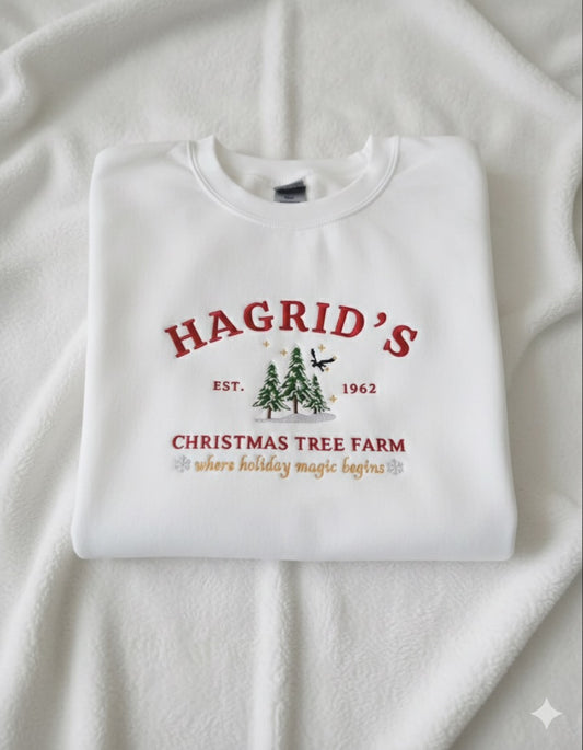 Sweat-shirt "Hagrid's Christmas Tree Farm" – Where Holiday Magic Begins