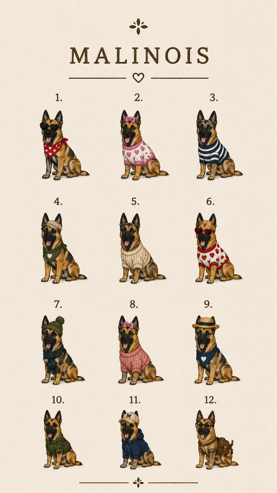 Casquette Brodée Personnalisée – malinois