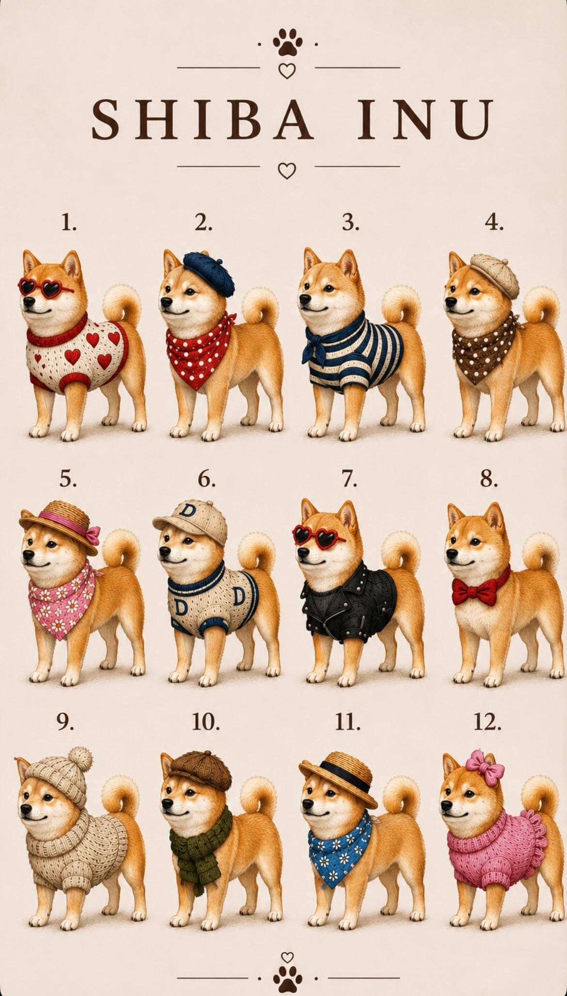 Casquette Brodée Personnalisée – shiba inu