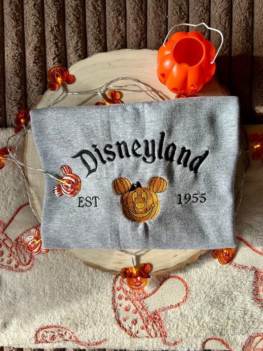 Sweat-shirt molletonné oversize – Mickey Citrouille