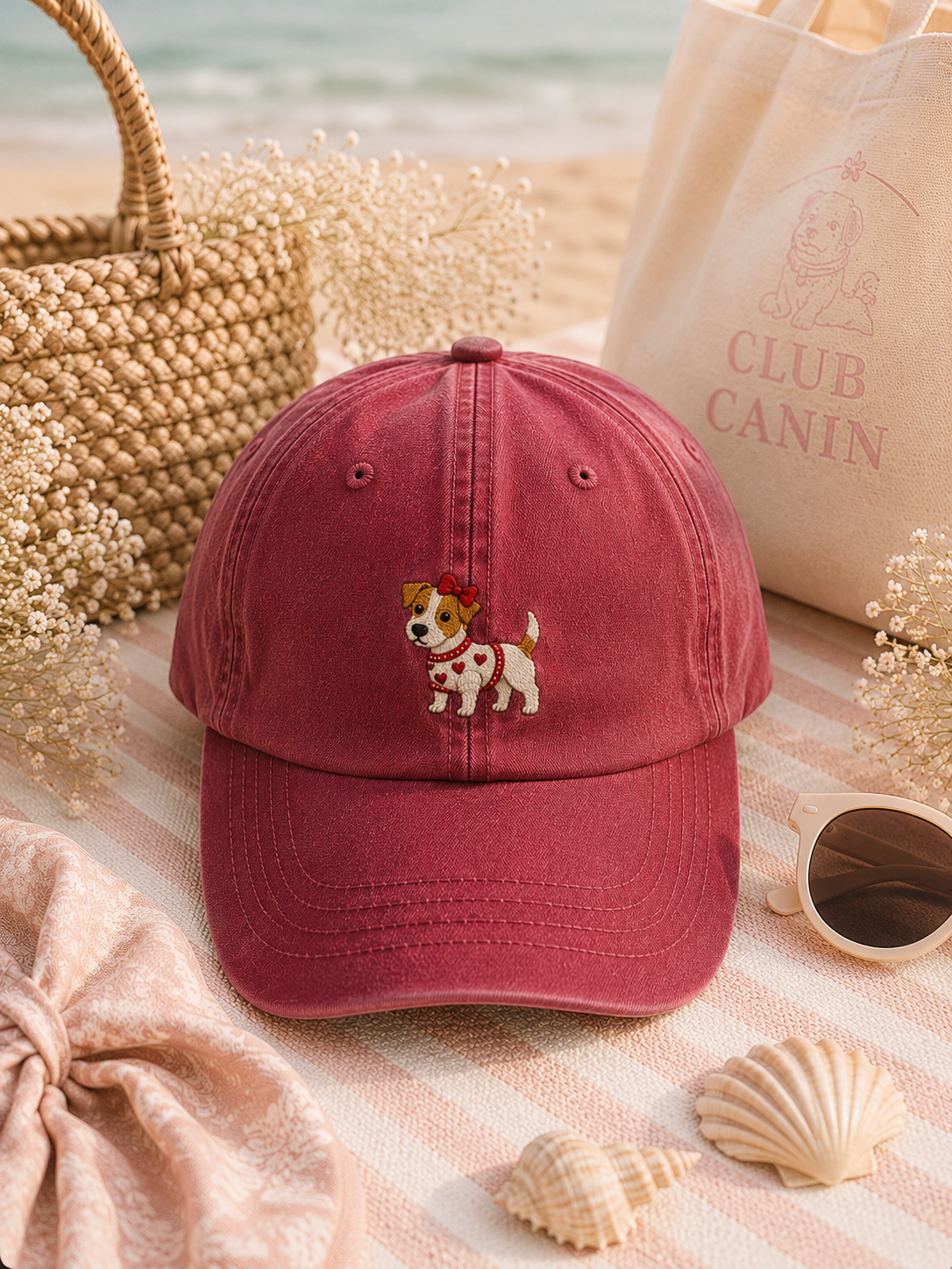 Casquette Brodée Personnalisée – jack russel