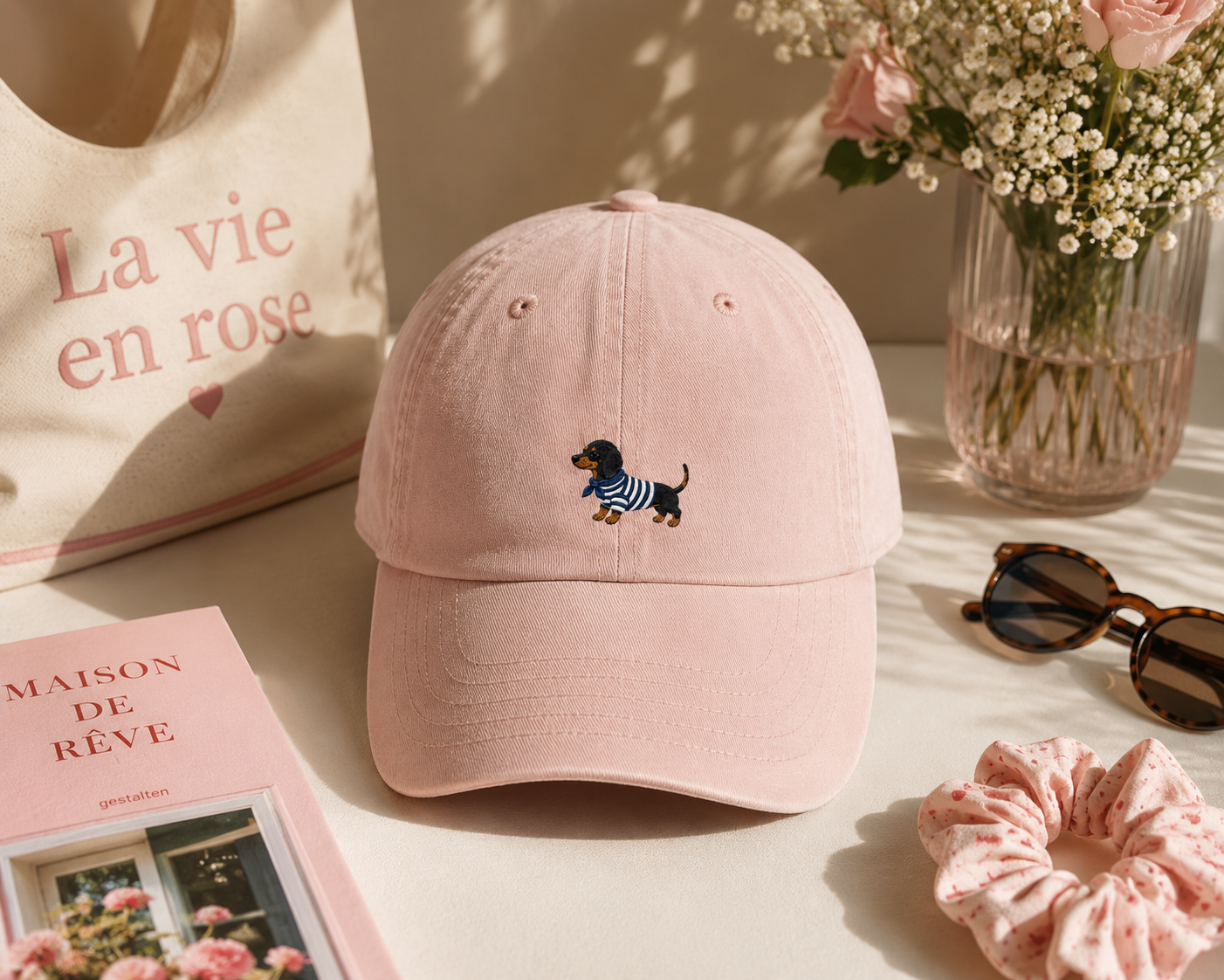 Casquette Brodée Personnalisée – teckel