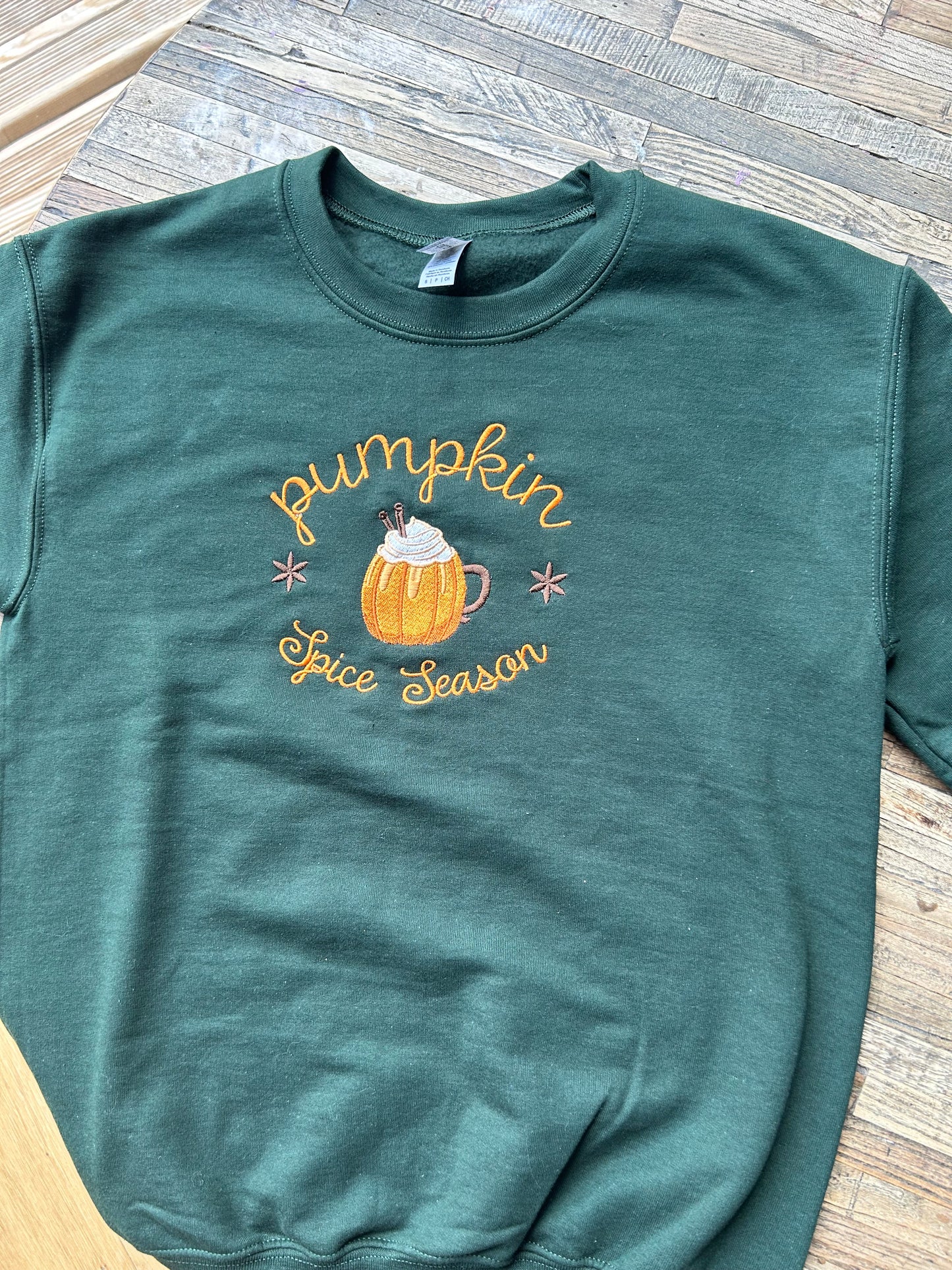 Sweat-shirt molletonné oversize – Pumpkin Spice Latte