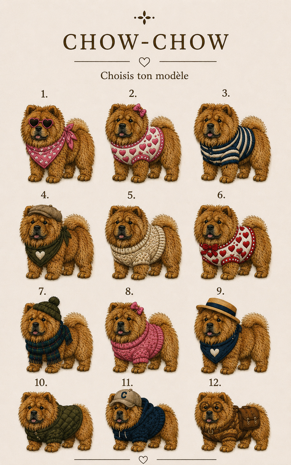 Casquette Brodée Personnalisée – chow-chow