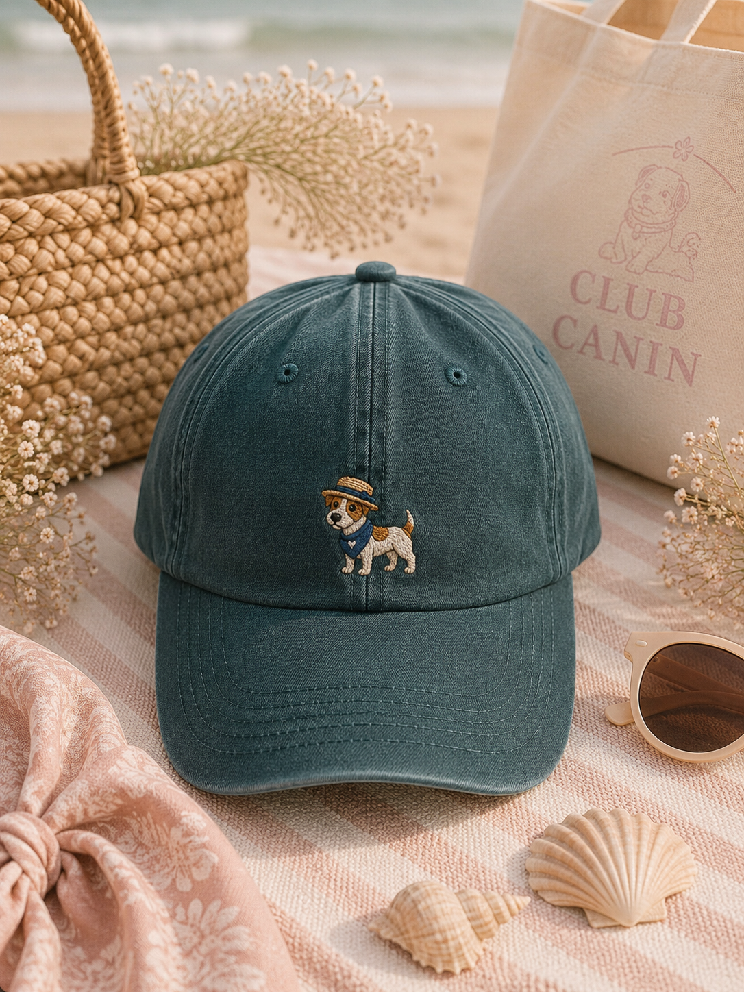 Casquette Brodée Personnalisée – jack russel