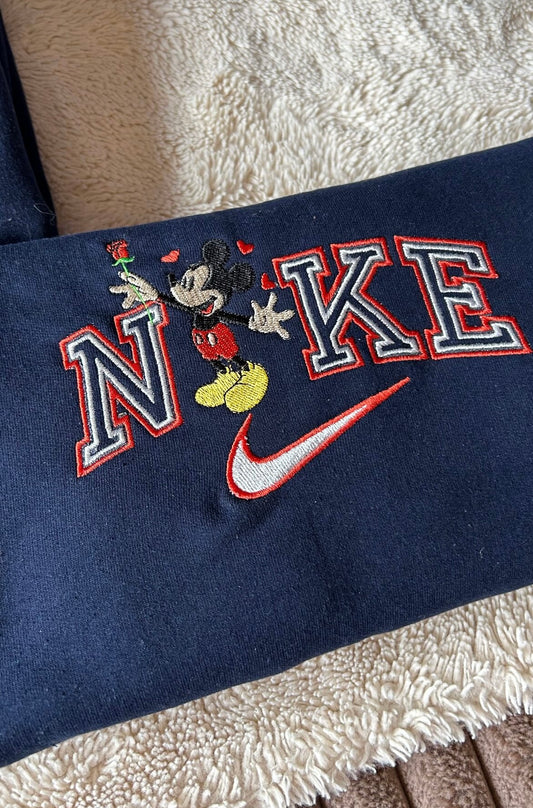 Sweat-shirt molletonné et oversize - n*ke Mickey love