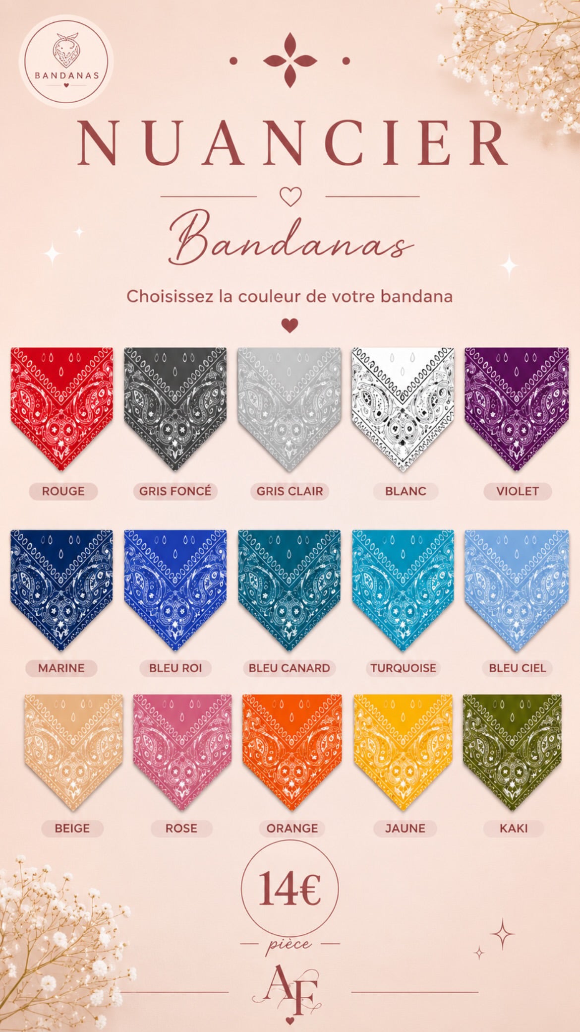 Bandana Signature Personnalisé